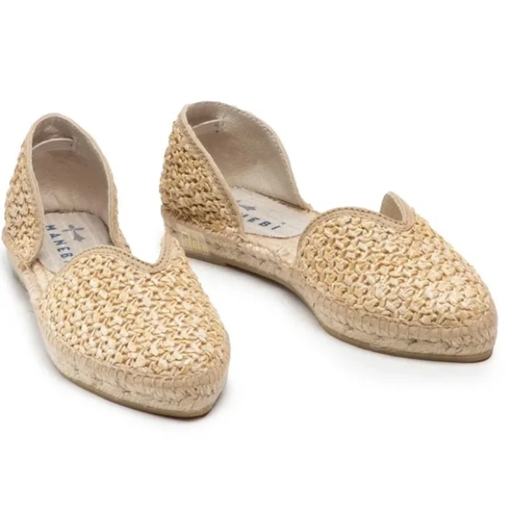 Manebi Espadrilles Open Side Flats